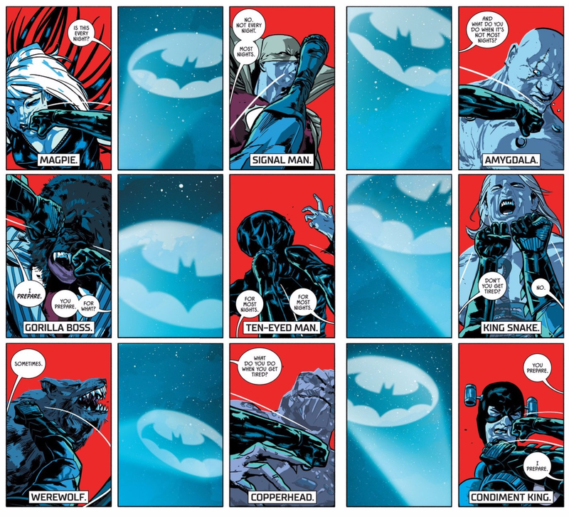 Illustration for article titled Batman #14 Brings Back A Litany of Bat-villains
